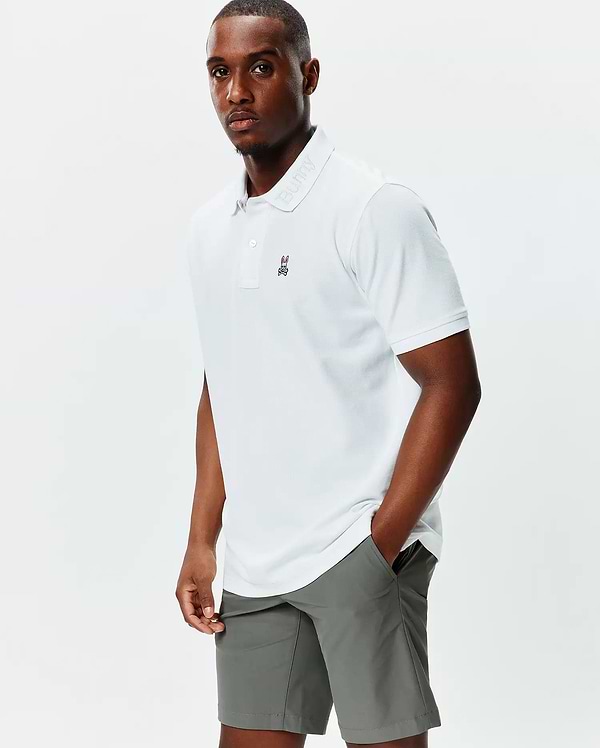 MENS PRAGS PIQUE POLO view 1