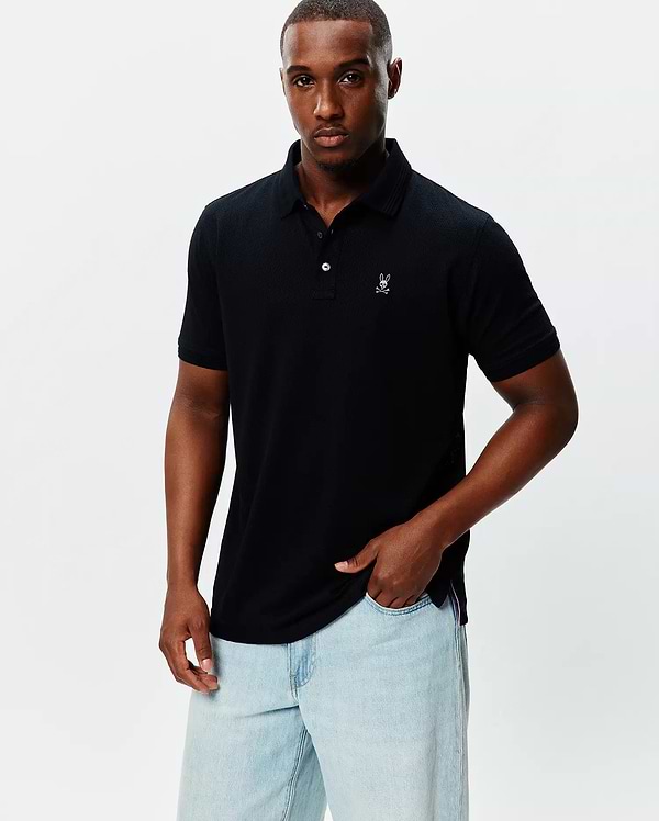 MENS TIERNAN LIGHTWEIGHT PIQUE POLO view 1