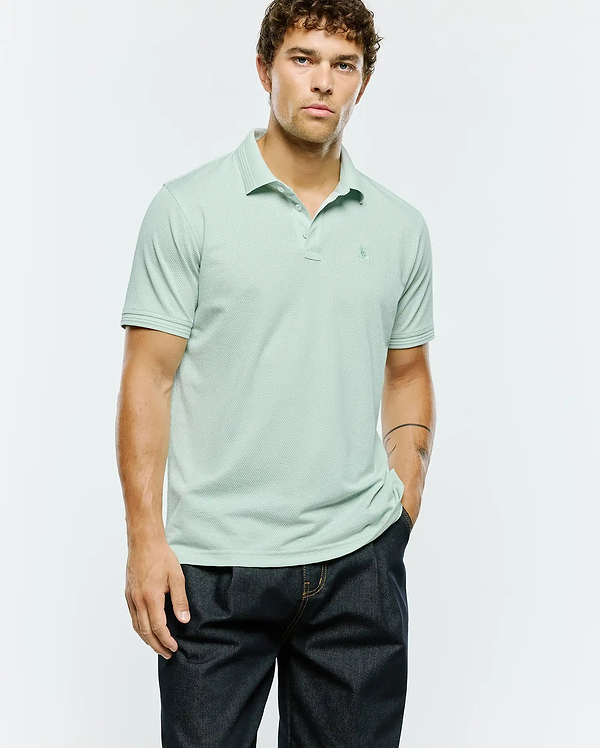 MENS TIERNAN LIGHTWEIGHT PIQUE POLO view 1