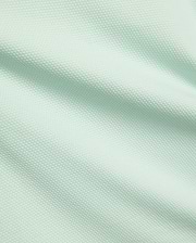 Mens Tiernan Pique Polo, a premium Psycho Bunny menswear piece, featuring a vibrant light mint green color and a finely textured, breathable pique fabric weave.