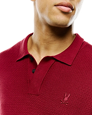MEN'S LEROY LONGSLEEVE KNIT POLO view 3