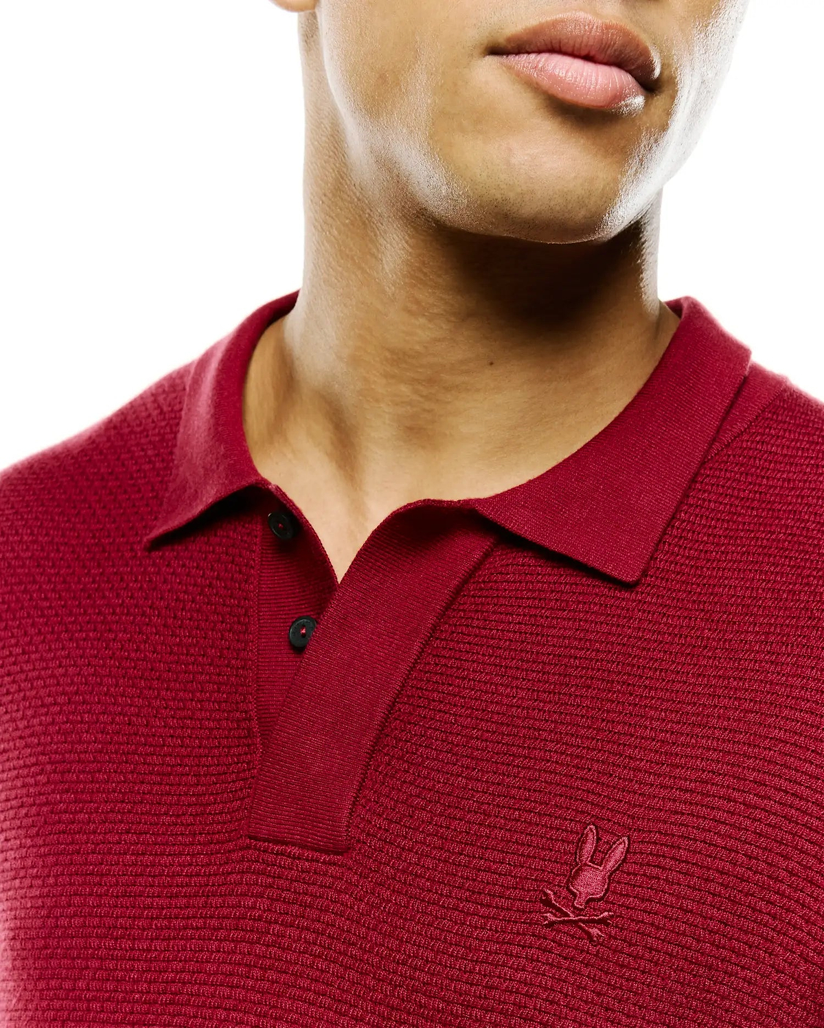 MEN'S LEROY LONGSLEEVE KNIT POLO view 3