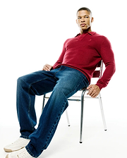 MEN'S LEROY LONGSLEEVE KNIT POLO view 1