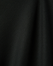 Black Mens Ringston Pique Polo, showcasing its classic pique knit texture, featuring the iconic embroidered Psycho Bunny skull logo on the left chest.