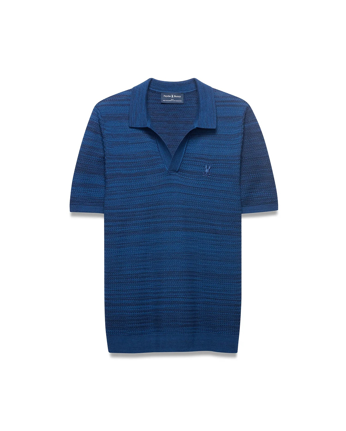 MENS DEVON BRAIDED STITCH KNIT POLO - MT0100401