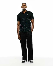 MEN'S MALCOLM SPLATTER POLO view 4