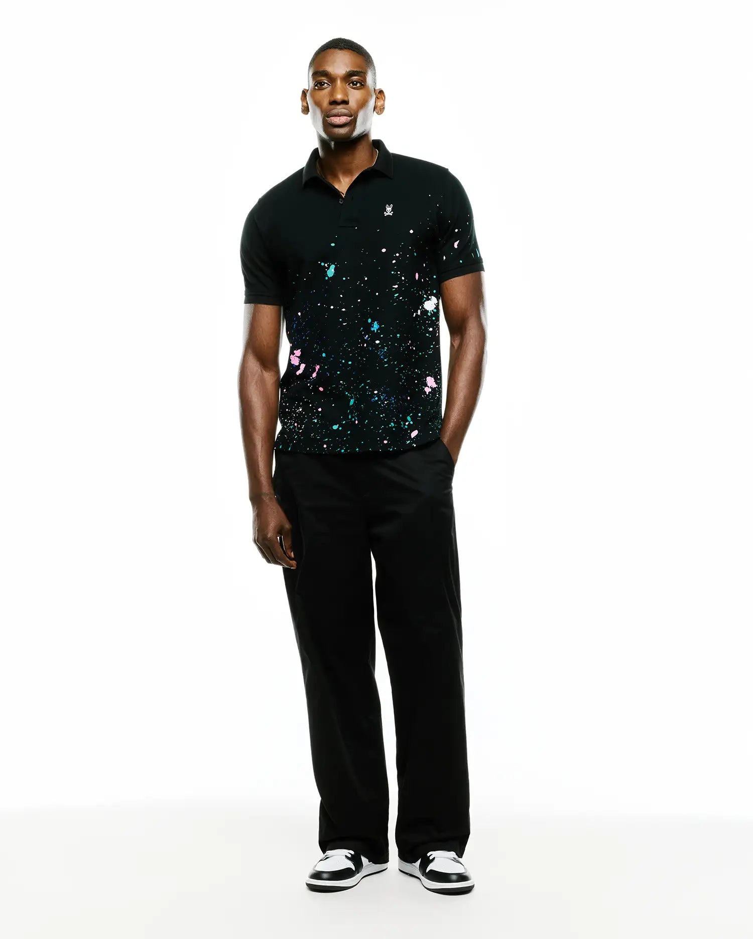 MEN'S MALCOLM SPLATTER POLO view 4