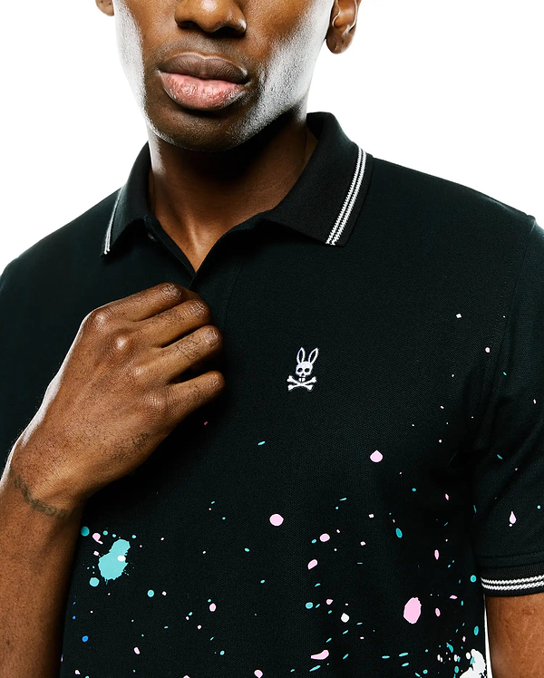 MEN'S MALCOLM SPLATTER POLO view 2