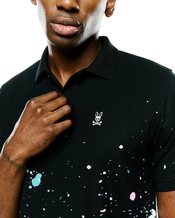 MEN'S MALCOLM SPLATTER POLO view 2