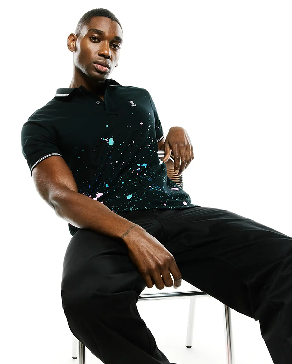 MEN'S MALCOLM SPLATTER POLO view 1