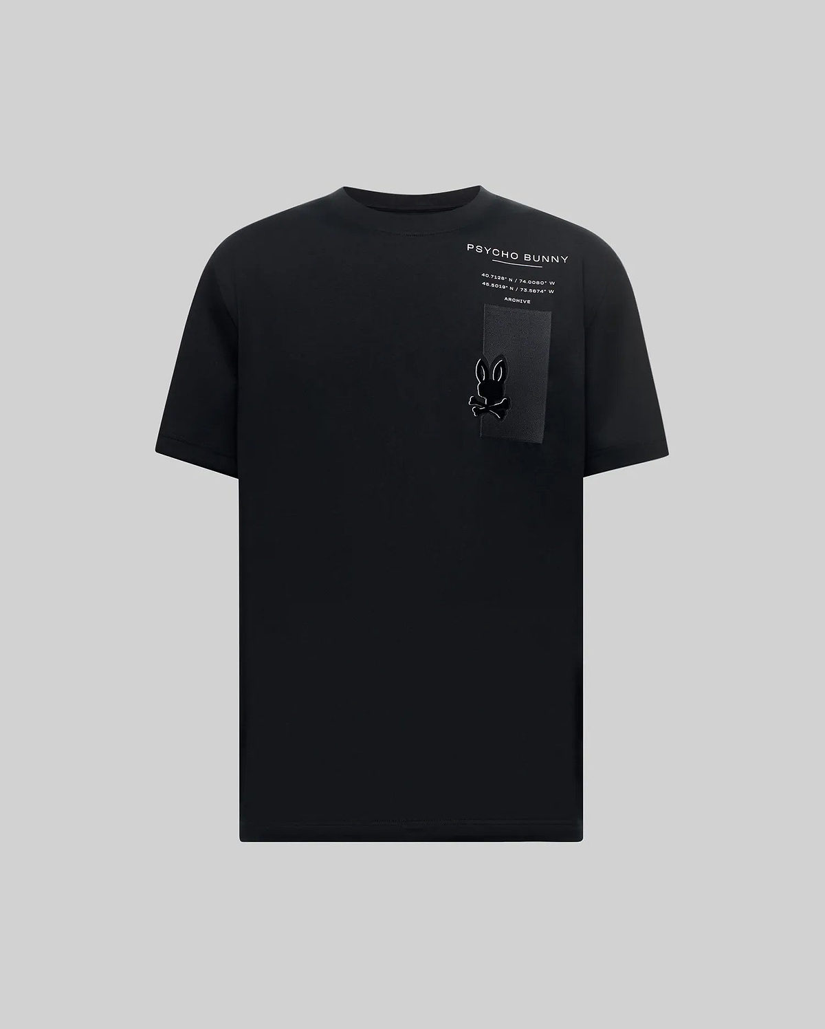 Men's Summit Graphic Tee in Black | Psycho Bunny