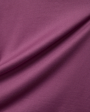 Psycho Bunny Mens Oscar Relaxed Fit Tee in a rich plum jersey knit fabric, showcasing a soft, finely textured surface with gentle drapes.