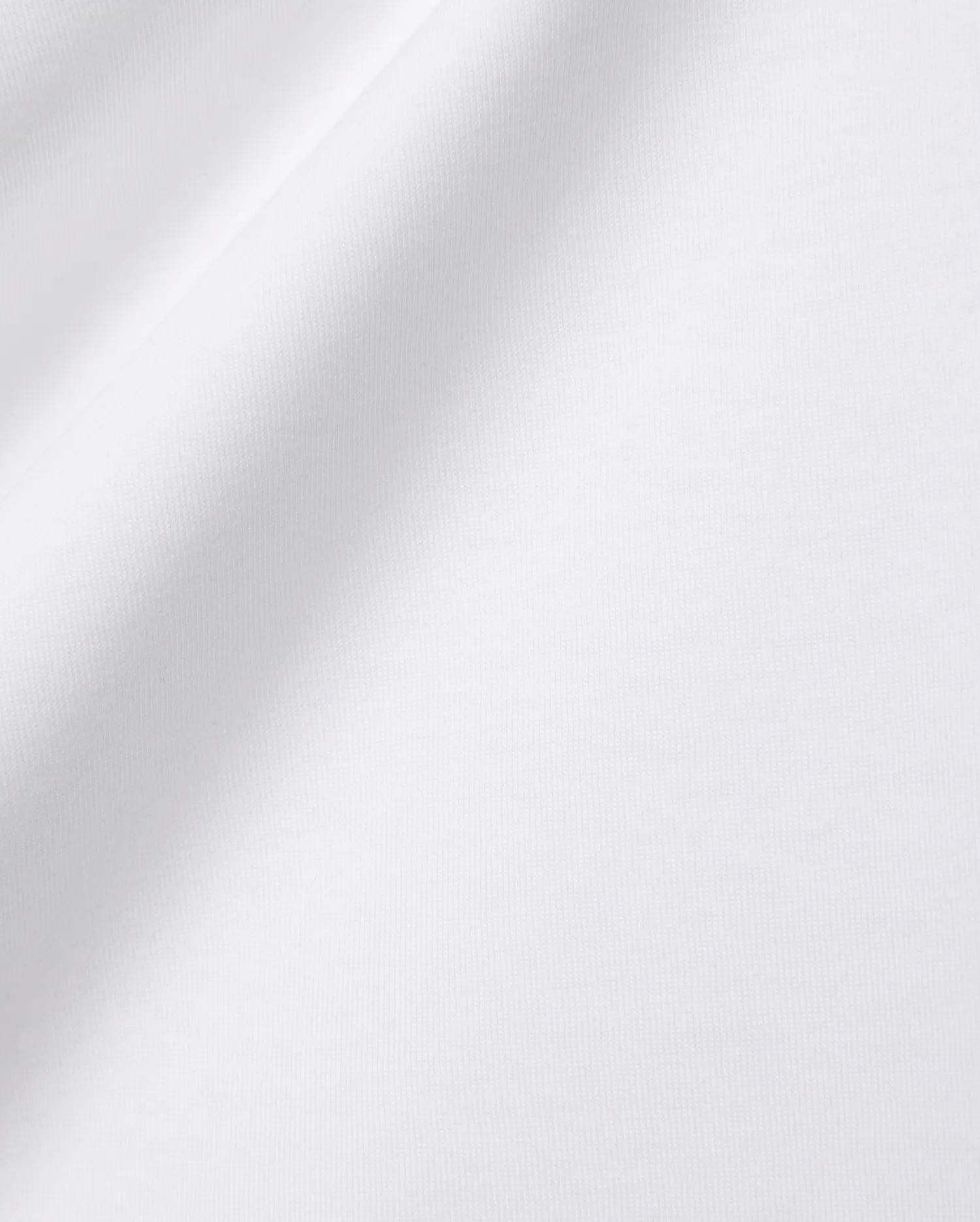 White Mens Dayton Graphic Tee, a premium Psycho Bunny streetwear piece in soft jersey knit, classic fit, with a bold central graphic featuring the iconic bunny skull logo. (6)