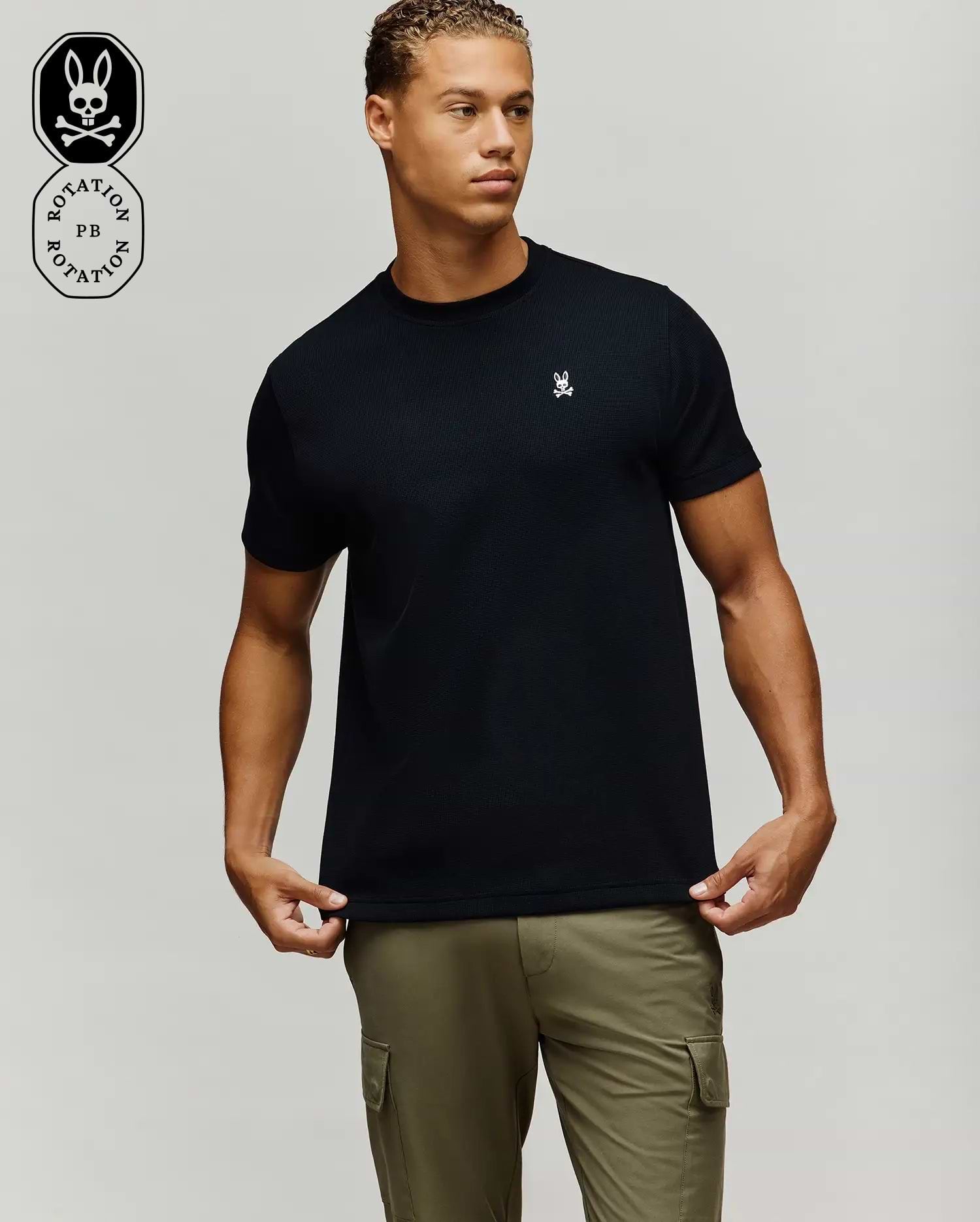 MENS MAXTON WAFFLE TEE - MT0200325