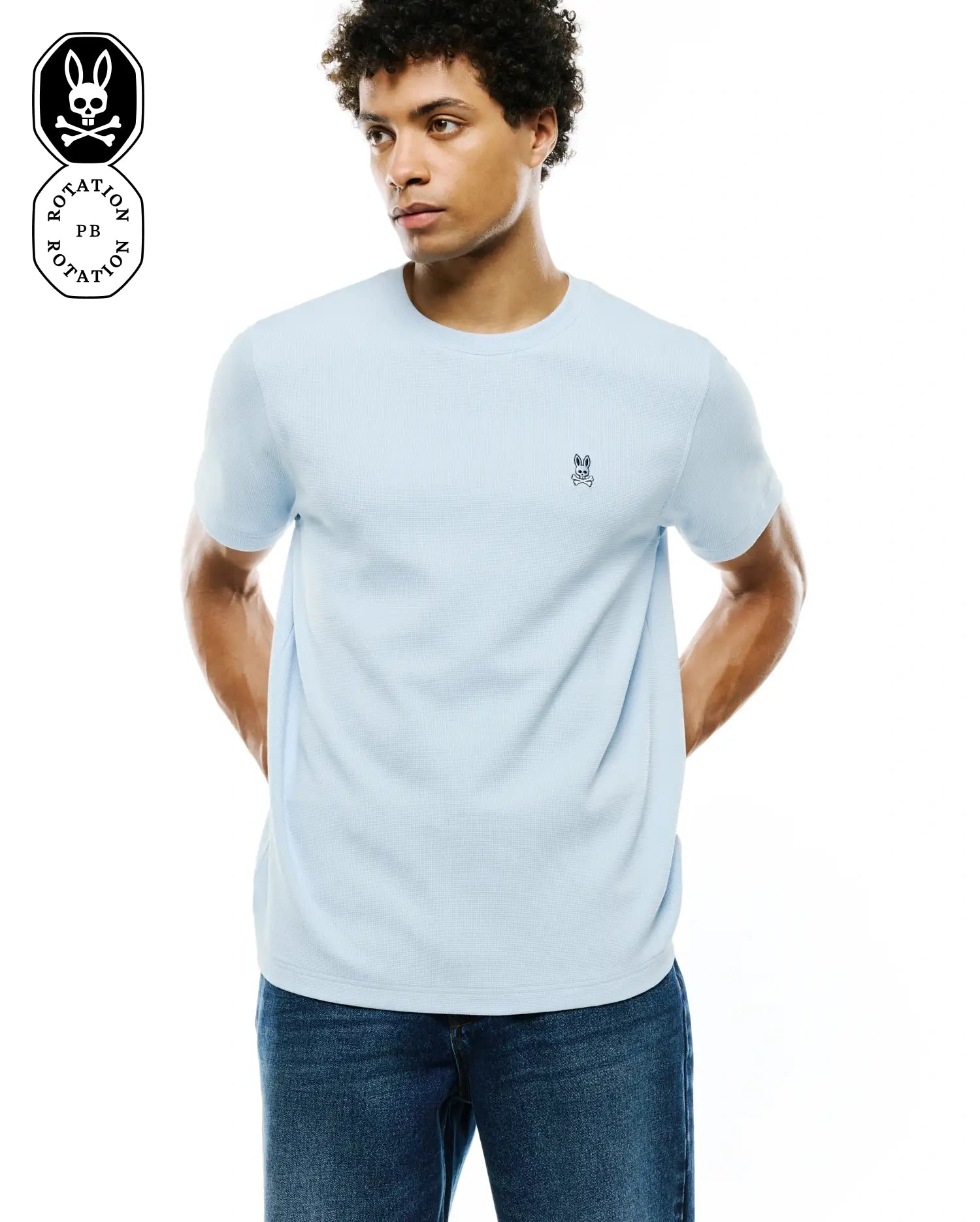 MENS MAXTON WAFFLE T-SHIRT - MT0200325