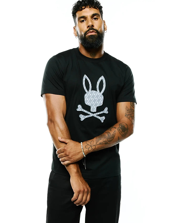 MENS JADEN APPLIQUÉ GRAPHIC TEE view 2