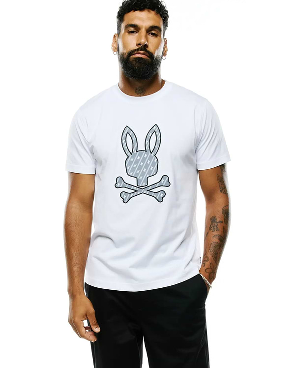 MENS JADEN APPLIQUÉ GRAPHIC TEE view 2