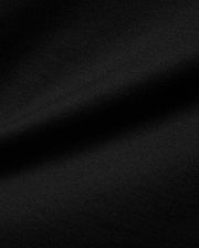 Mens Jaydon Wordmark Graphic Tee in classic black, crafted from soft jersey knit fabric with a subtle diagonal texture, featuring a bold wordmark graphic.