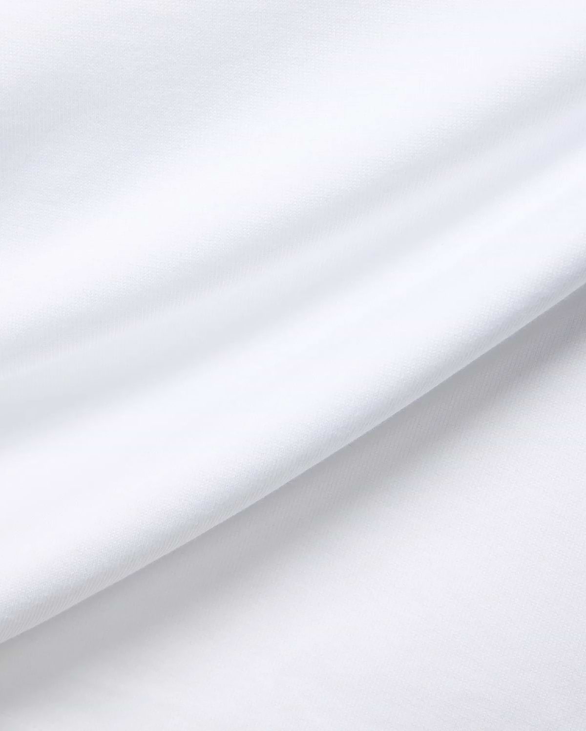 White MENS JAYDON RELAXED FIT TEE, a premium Psycho Bunny garment crafted from soft, breathable jersey fabric, showcasing subtle texture and gentle folds for ultimate comfort.