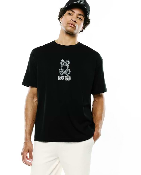 MENS ALEX PIMA COTTON BACK GRAPHIC TEE view 2