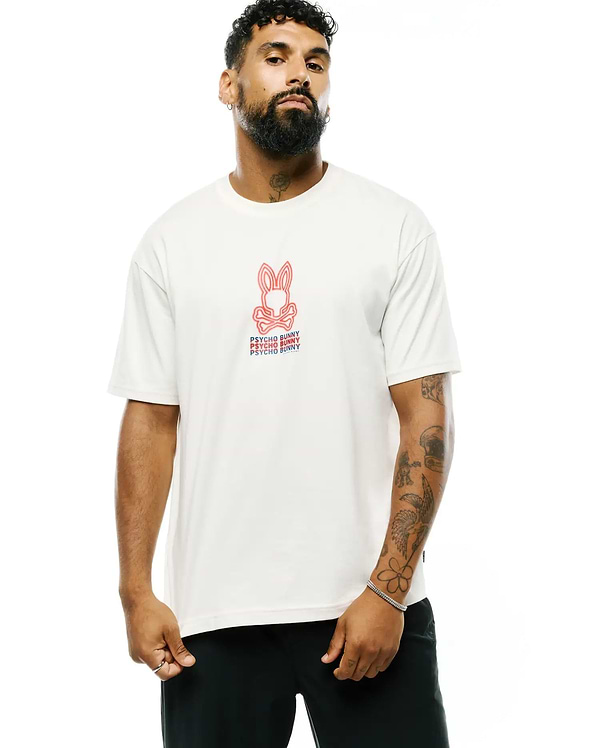 MENS ALEX PIMA COTTON BACK GRAPHIC TEE view 2