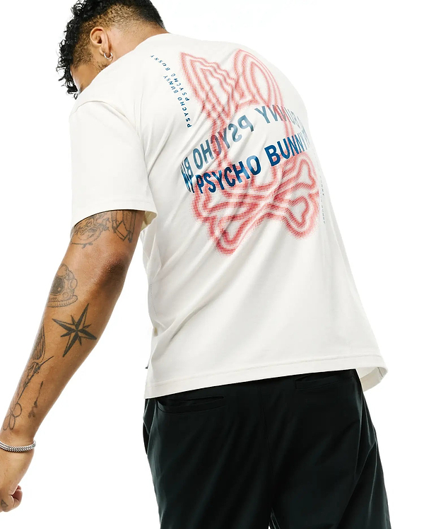 MENS ALEX PIMA COTTON BACK GRAPHIC TEE view 1