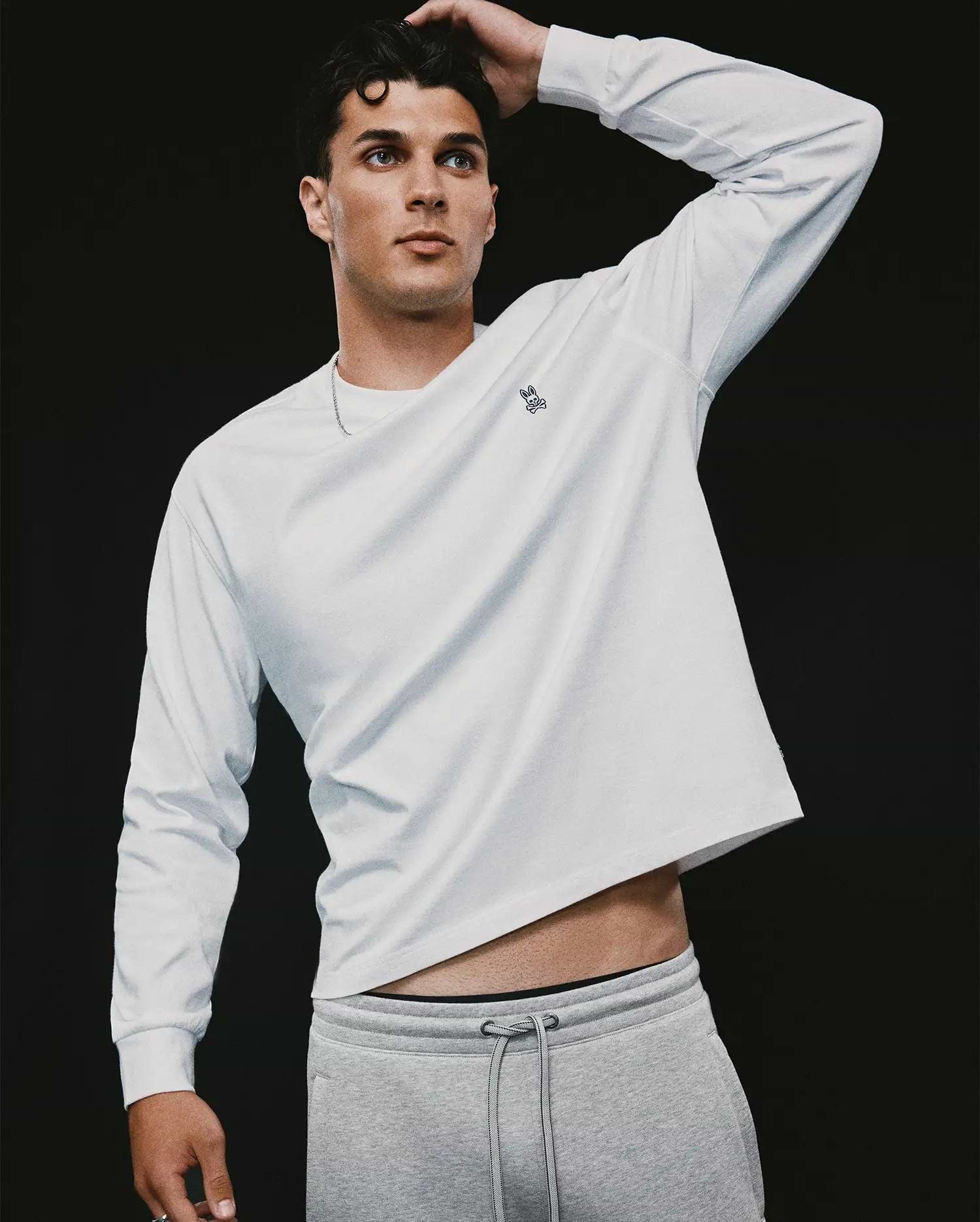 MENS NORMAN LONG SLEEVE OVERSIZED FIT TEE - MT0200374