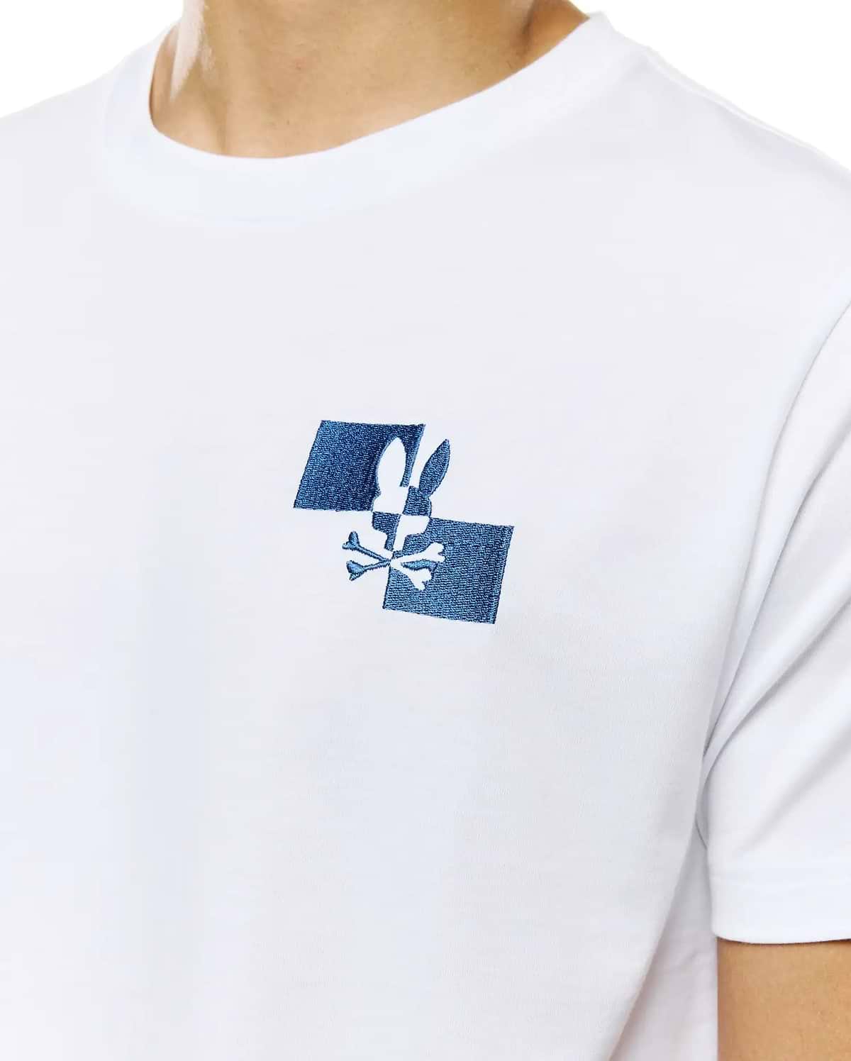 HERREN-KNIGHT-T-SHIRT AUS PIMA-BAUMWOLLE MIT RÜCKEN-GRAFIK – MT0200386