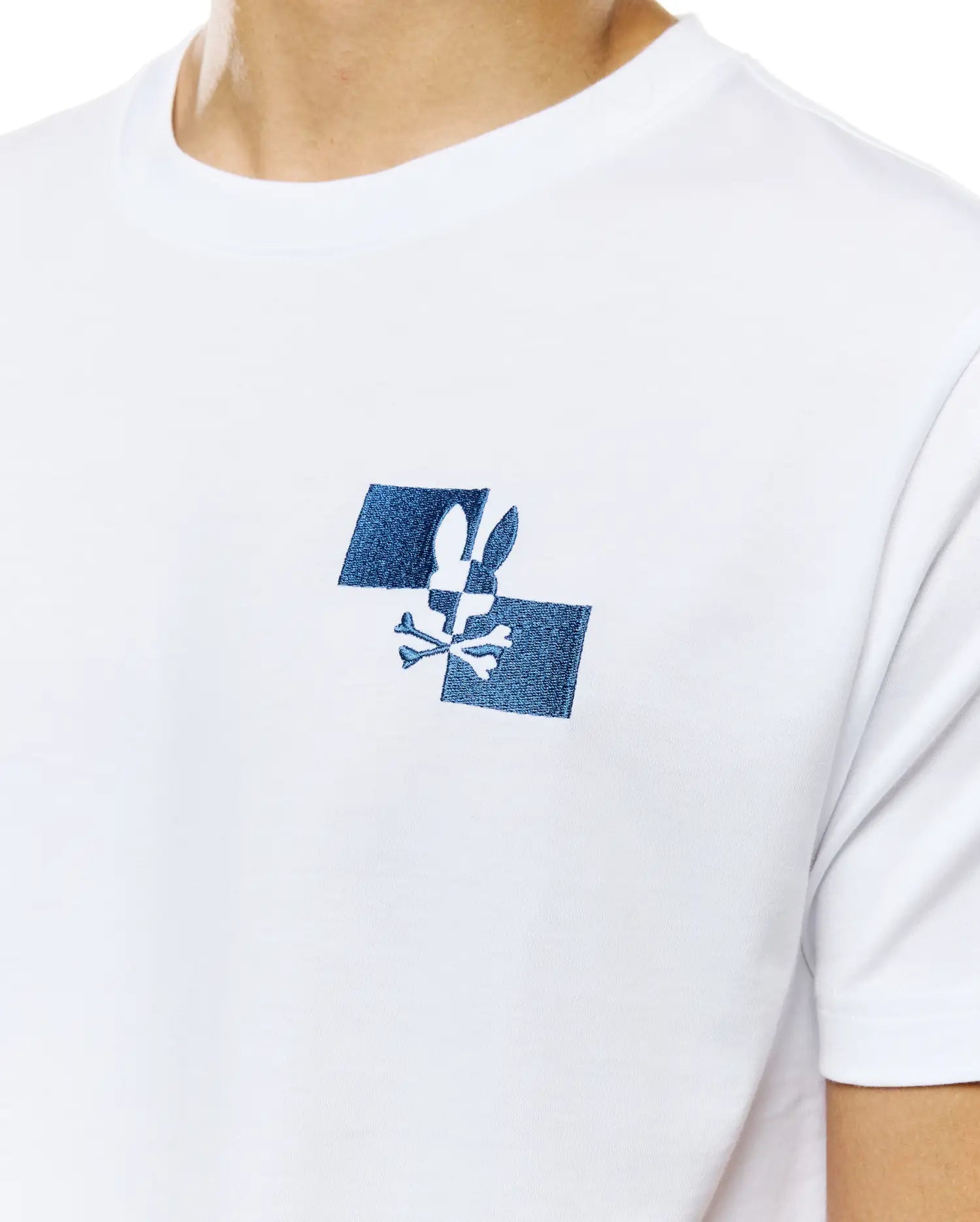 HERREN-KNIGHT-T-SHIRT AUS PIMA-BAUMWOLLE MIT RÜCKEN-GRAFIK – MT0200386