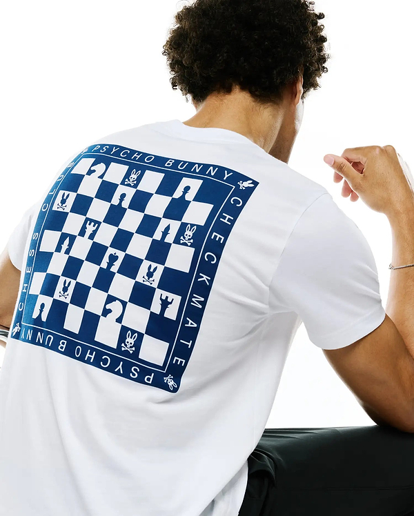 HERREN-KNIGHT-T-SHIRT AUS PIMA-BAUMWOLLE MIT RÜCKEN-GRAFIK – MT0200386