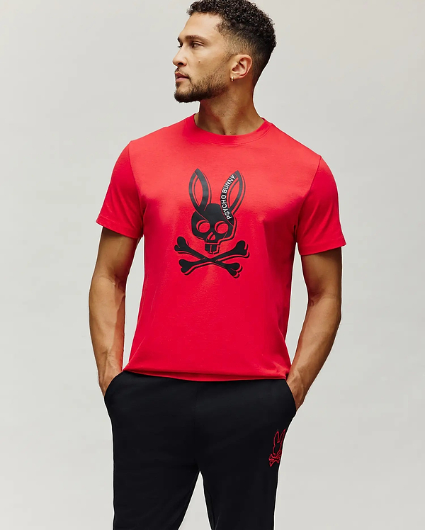 MENS SERGE EMBROIDERED BUNNY GRAPHIC TEE view 2