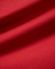 Psycho Bunny Mens John Graphic Tee in vibrant red, featuring a soft, finely textured jersey knit fabric with subtle, flowing folds and a premium feel, perfect for refined streetwear.