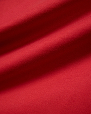 Psycho Bunny Mens John Graphic Tee in vibrant red, featuring a soft, finely textured jersey knit fabric with subtle, flowing folds and a premium feel, perfect for refined streetwear.