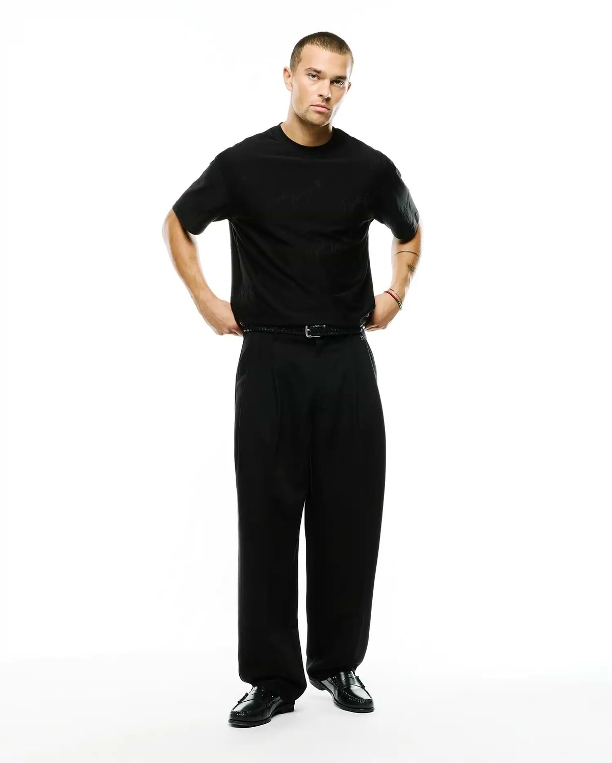 MENS LENNY RELAXED JACQUARD TEE - MT0200441