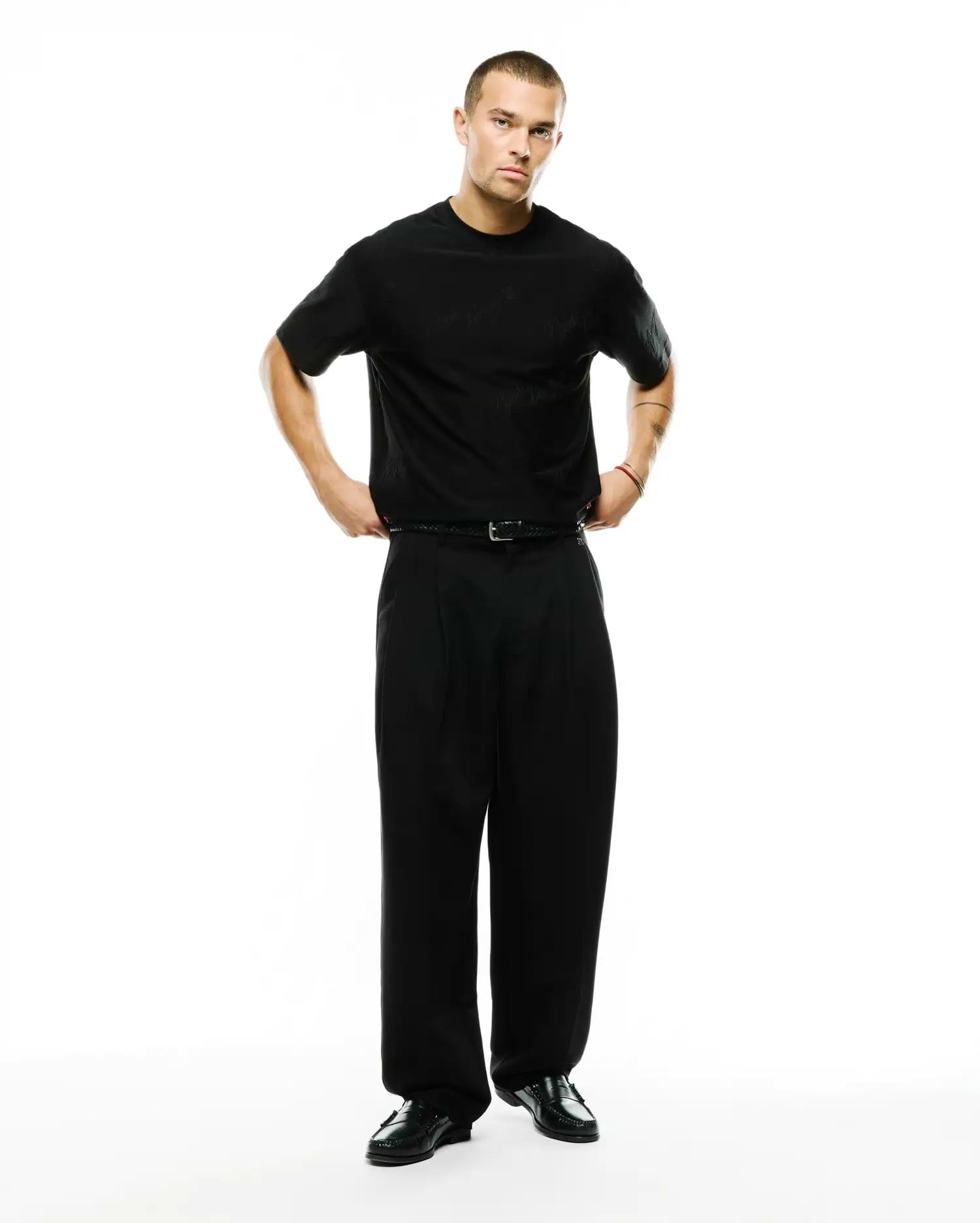 MENS LENNY RELAXED JACQUARD TEE - MT0200441