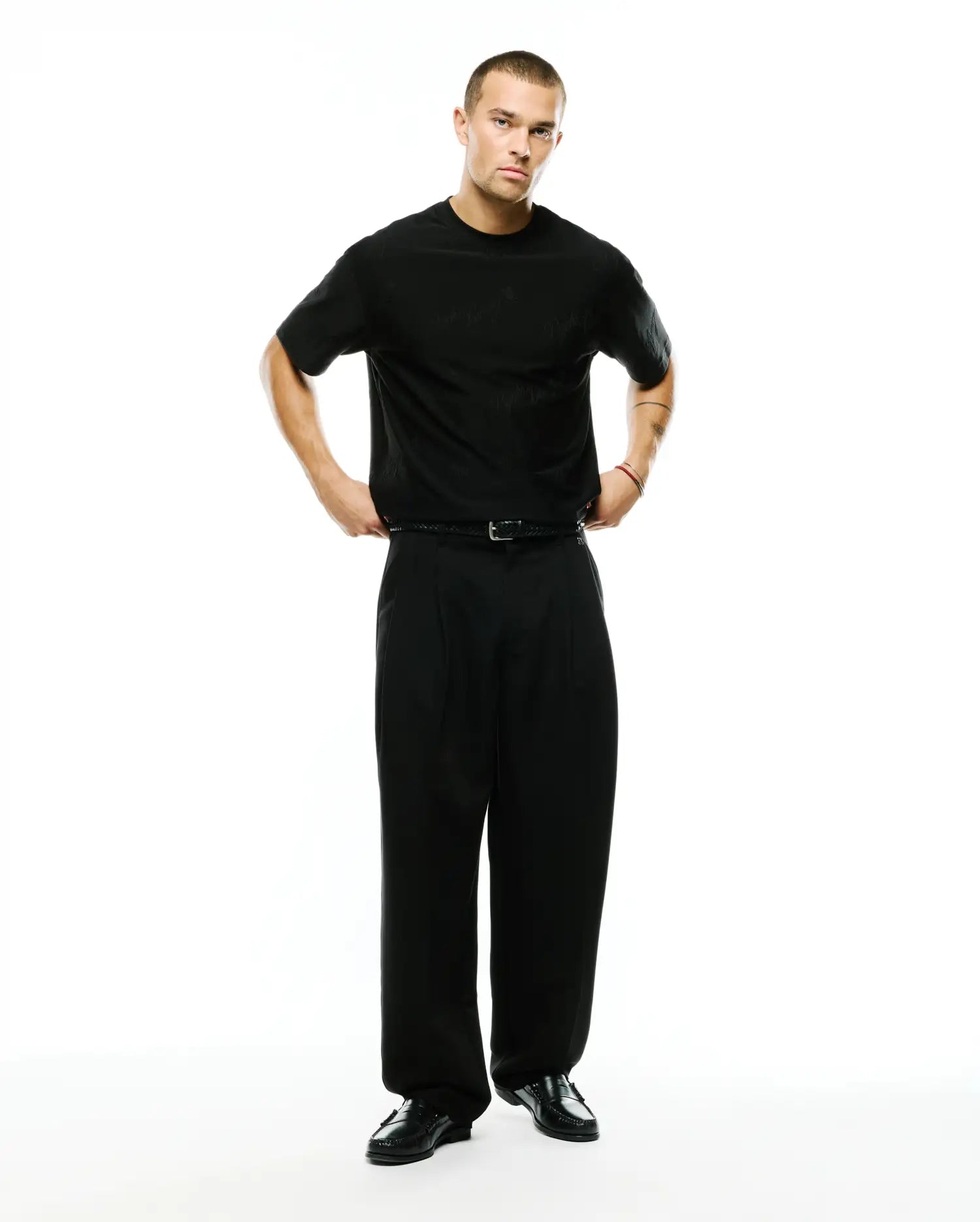 MENS LENNY RELAXED JACQUARD TEE - MT0200441