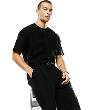 MENS LENNY RELAXED JACQUARD TEE - MT0200441
