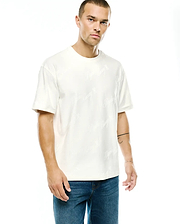 MENS LENNY RELAXED JACQUARD TEE - MT0200441