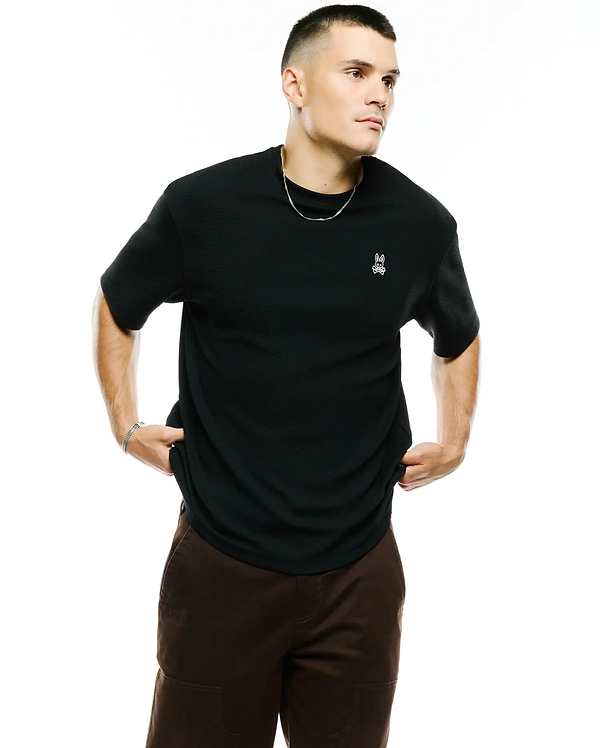 MENS NASIR TEXTURED OVERSIZED-FIT TEE view 1