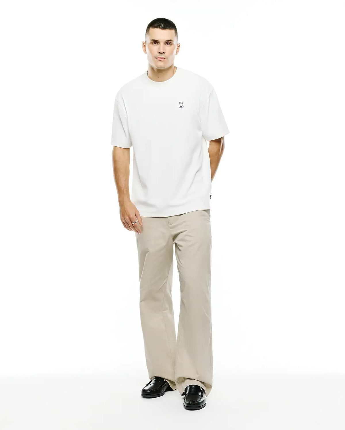 MENS NASIR TEXTURED OVERSIZED-FIT TEE - MT0200576