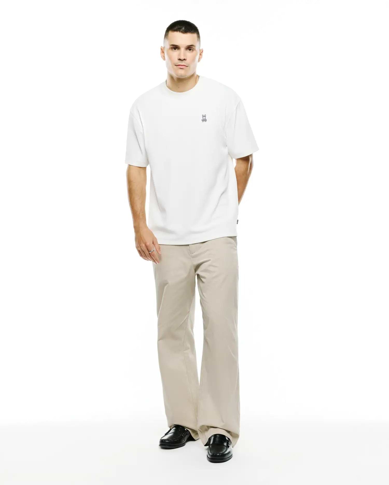 MENS NASIR TEXTURED OVERSIZED-FIT TEE - MT0200576