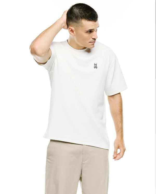 MENS NASIR TEXTURED OVERSIZED-FIT TEE view 1