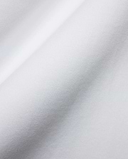 Men's Samson Oversized Bunny Tee, crafted from luxurious white jersey knit fabric with a fine, soft texture and subtle draping, reflecting Psycho Bunny's premium streetwear style and iconic bunny skull branding. (6)