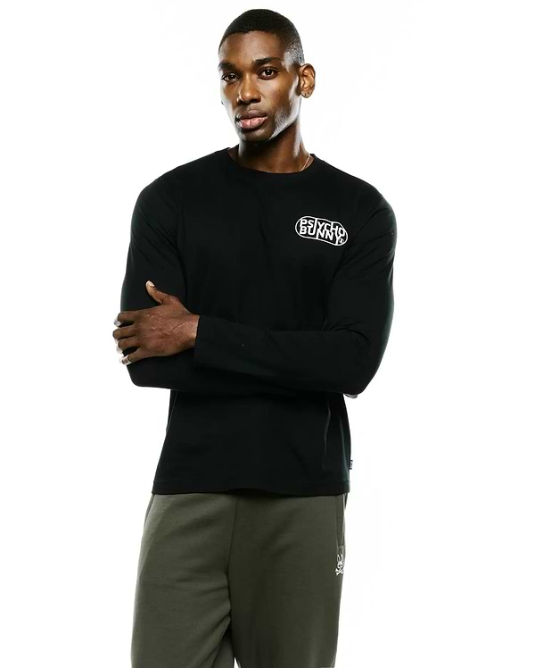 MENS DARIEL LONG SLEEVE GRAPHIC TEE view 2