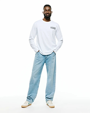 MENS DARIEL LONG SLEEVE GRAPHIC TEE view 4
