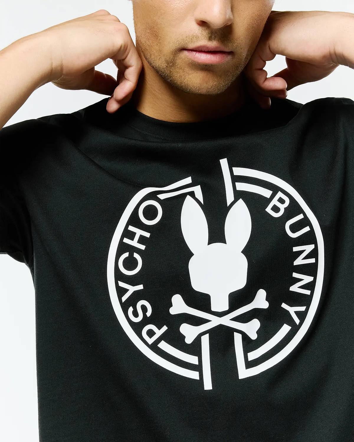 Men's Santa Fe Graphic Tee in Black | Psycho Bunny