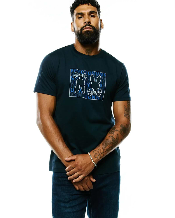 MENS GOLD COAST PIMA COTTON GRAPHIC TEE view 2