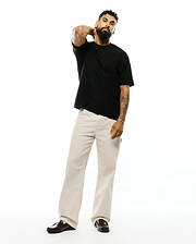 MENS GARRY JACQUARD OVERSIZED-FIT TEE - MT0200633