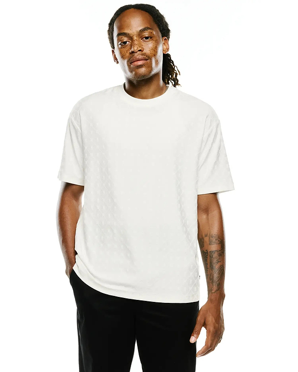 MENS GARRY JACQUARD OVERSIZED-FIT TEE view 1