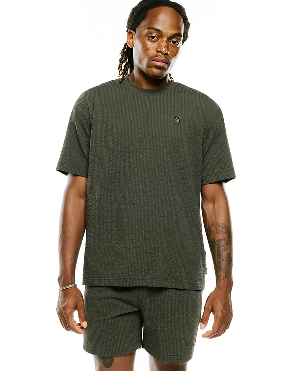 MENS ARLEN OVERSIZED SEERSUCKER TEE view 1